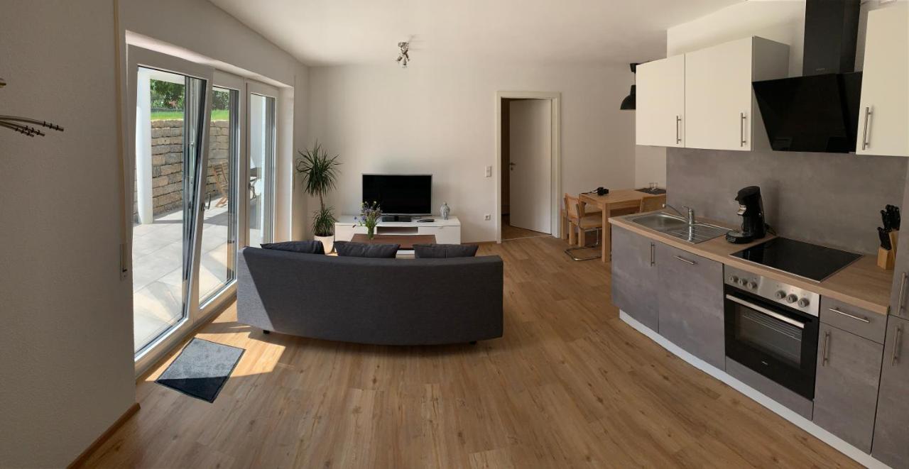 Ferienwohnung Zum Hohlenstein Deggenhausertal Ngoại thất bức ảnh